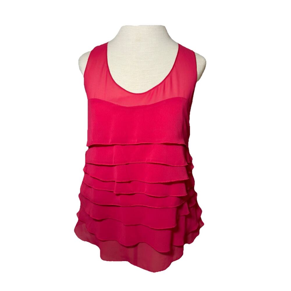 Express Pink Layered Sleeveless Blouse Sz Medium NWT